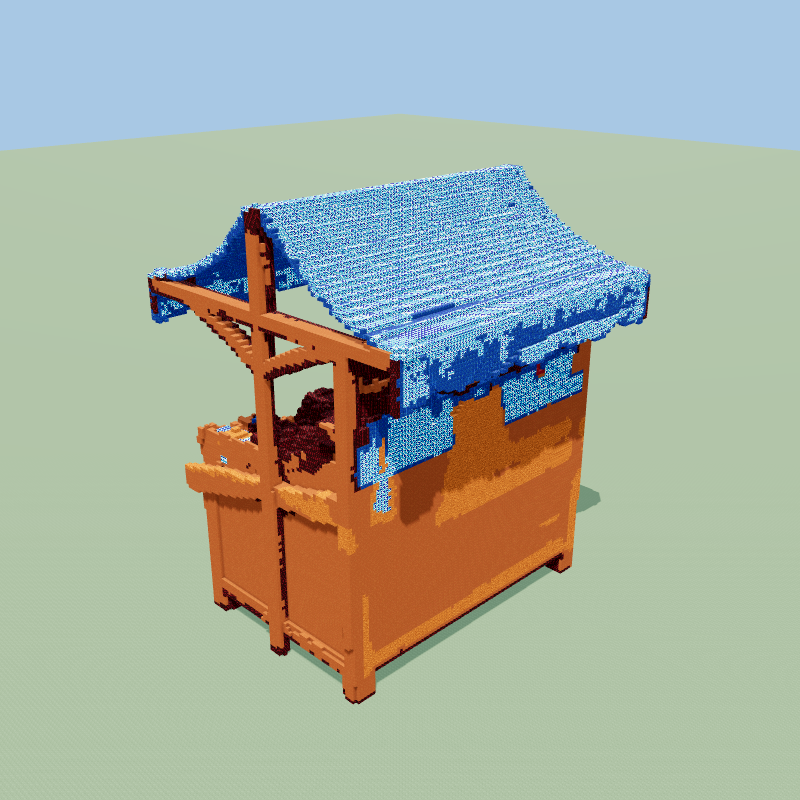 Market stall UHD